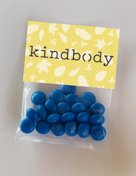 Custom M&Ms Promotional Candy Bags with Personalized Logo Headers