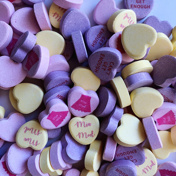 .Custom Candy Hearts: 300 hearts