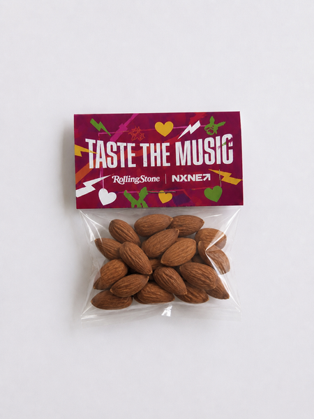 Branded Nuts (Almonds) - Logo Promotional Snack Bags Custom Trade Show Giveaways
