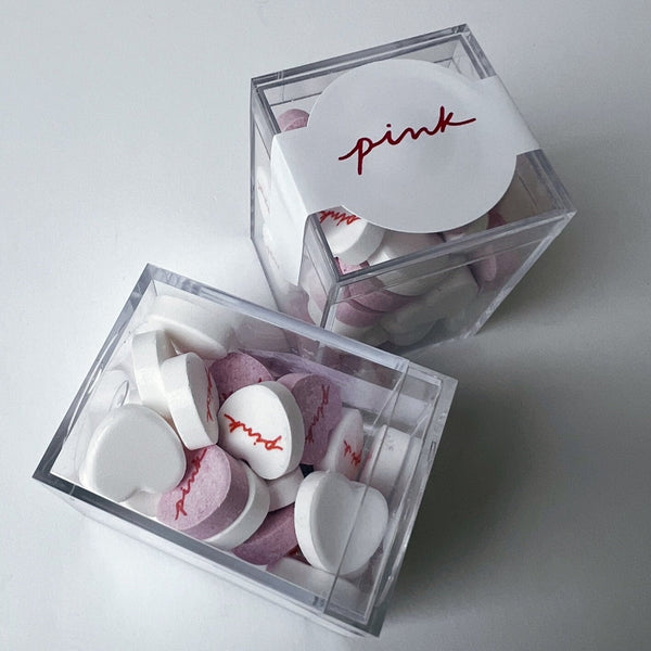 branded candy hearts cubes tradeshows