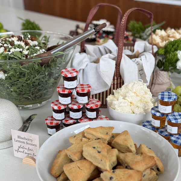 Baby shower custom label jelly jars