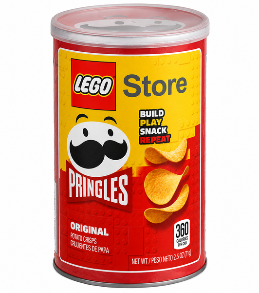 Branded chips pringles can with custom logo