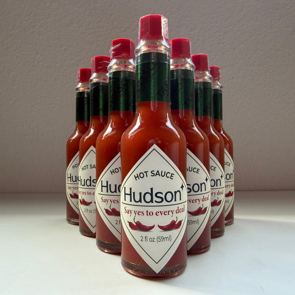 Branded hot sauce bottles promotional giveaway