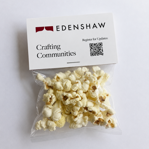 Branded popcorn bags tradeshow giveaways