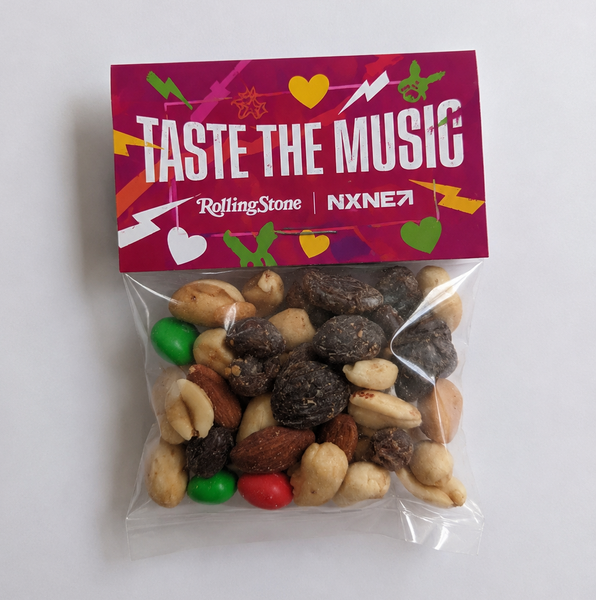 Branded trail mix promotional bags With logo 