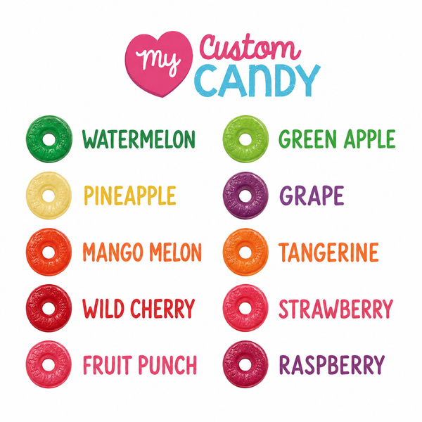 Custom logo fruit lifesavers