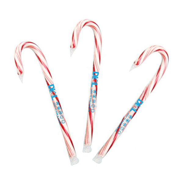 branded candy canes with logo