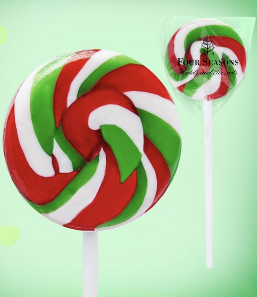 custom swirl lollipop