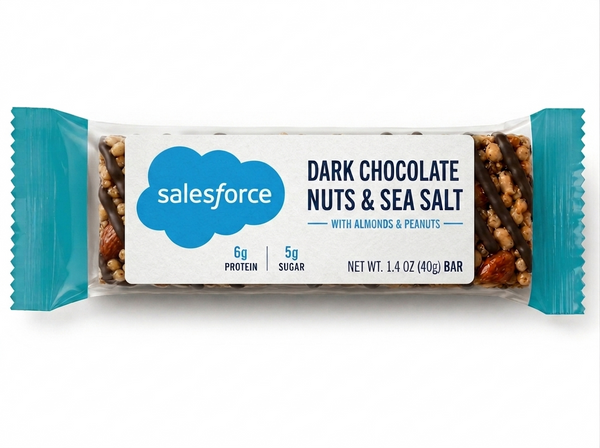 Personalized logo granola bars