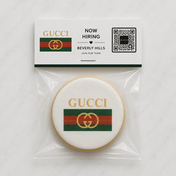 custom logo cookies in bags