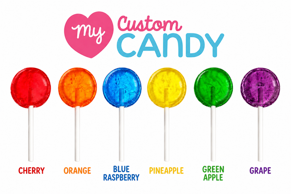 logo personalized lollipops