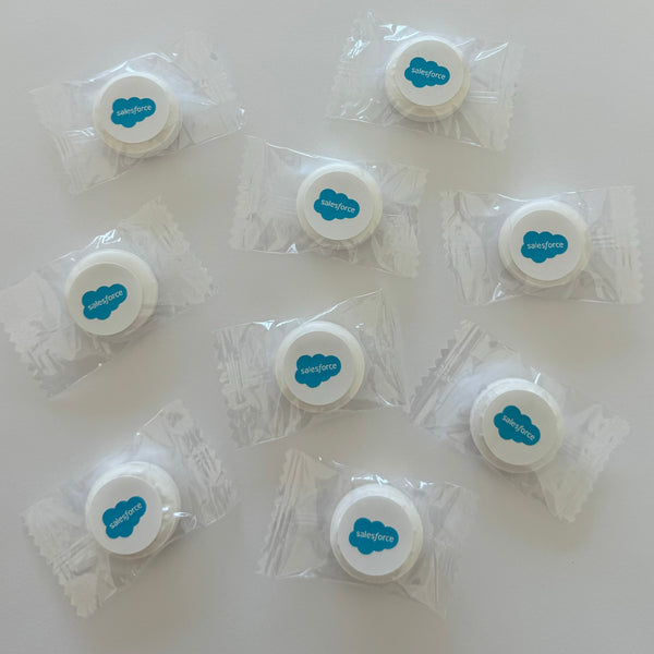 mints with logo 