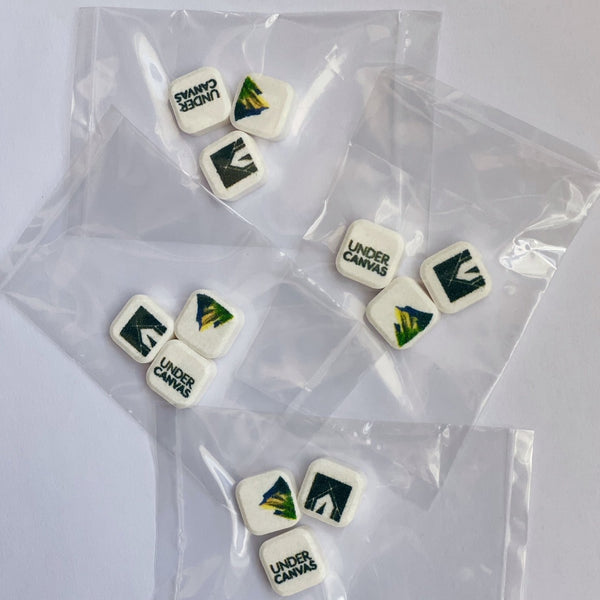 branded promotional mint bags