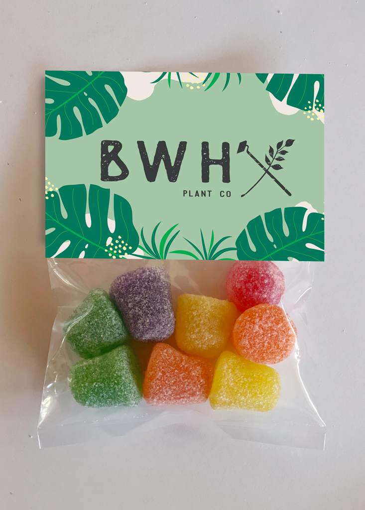 Candy Header Custom Logo Promotional Candy Bags – Branded Trade Show Giveaways (Gum ...