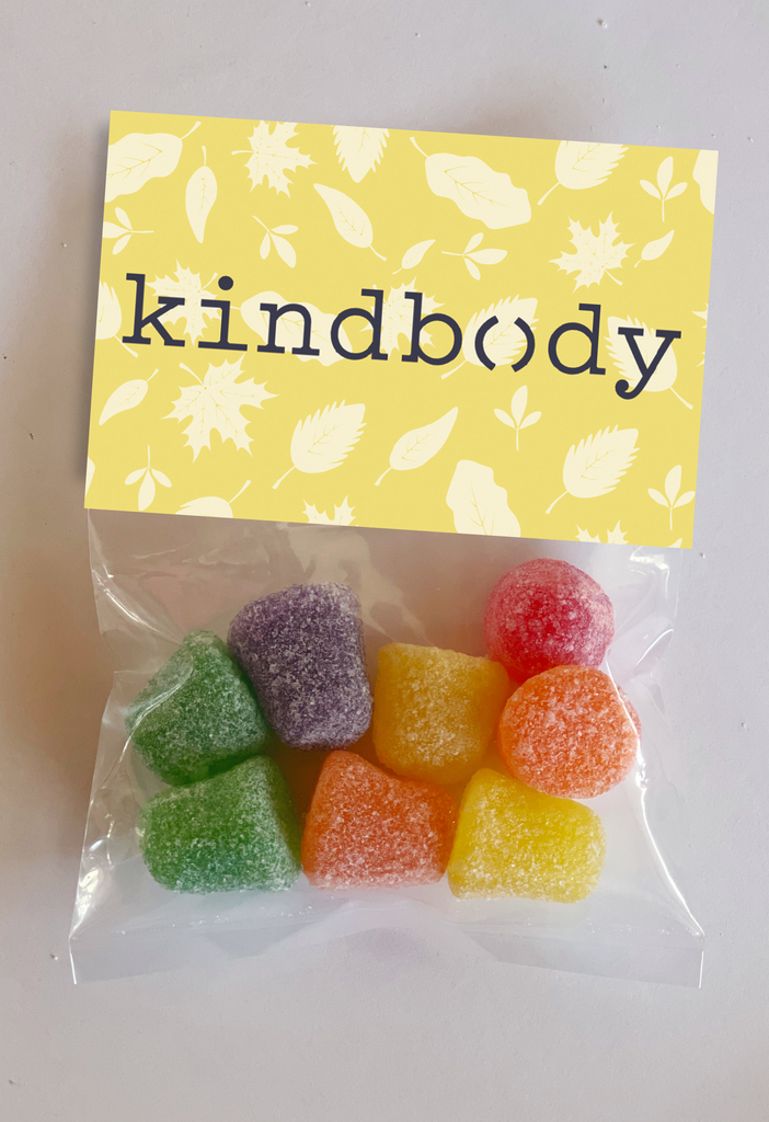 Candy Header Custom Logo Promotional Candy Bags – Branded Trade Show Giveaways (Gum ...