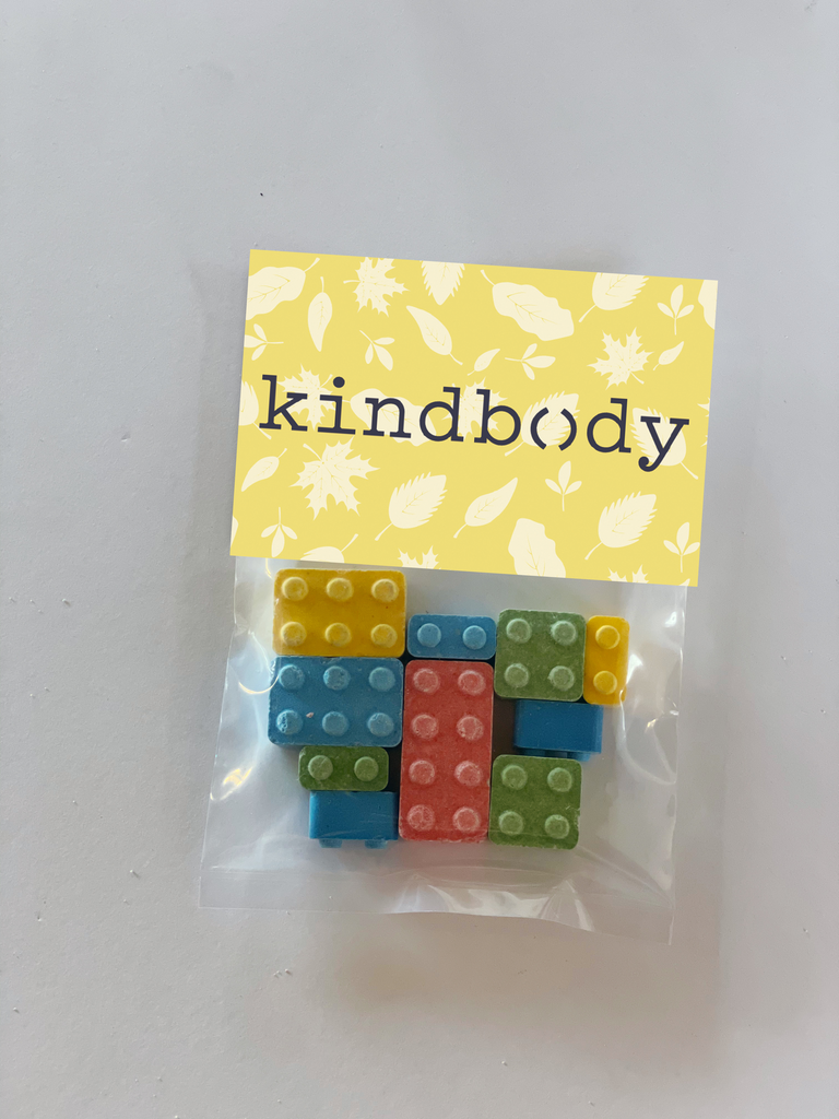 Candy Legos Promotional Candy Bags with Personalized Logo Headers