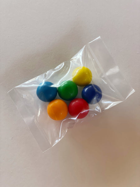 Branded Gum ball Bags with Personalized Labels