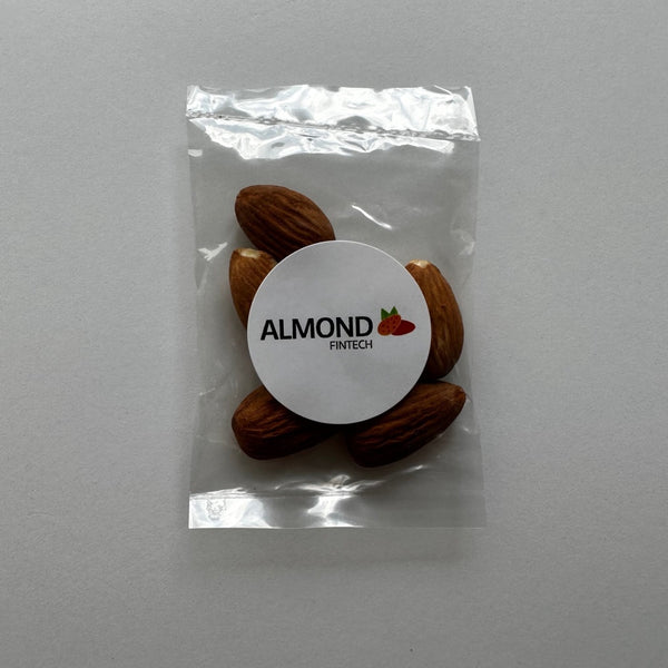 personalized nut bags almonds with logo