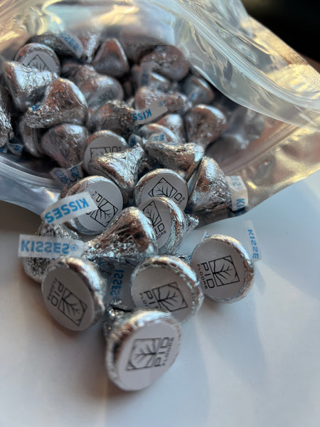 personalized hershey kisses branded with logo