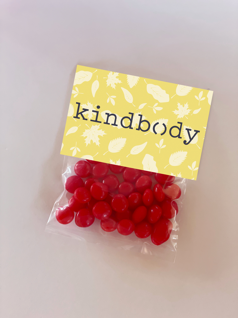 Branded Red Hots Candy Bags with Personalized Headers MyCustomCandy