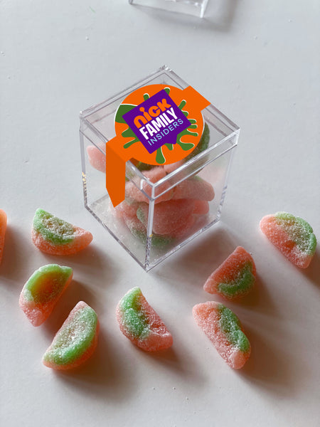 sour patch watermelon branded candy cubes