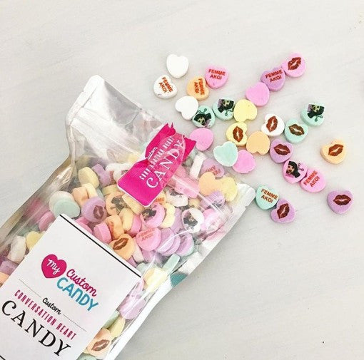 Personalized Candy Hearts