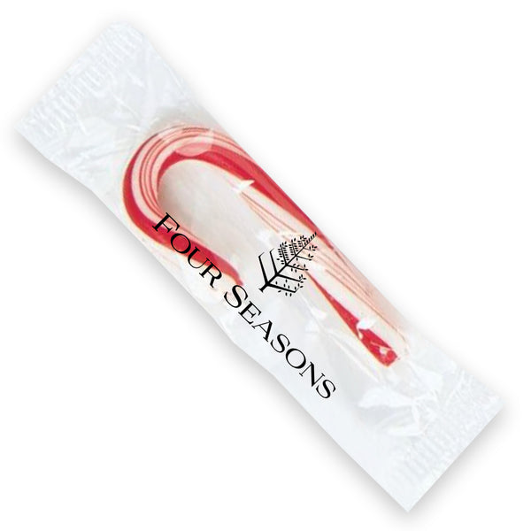 candy cane with logo