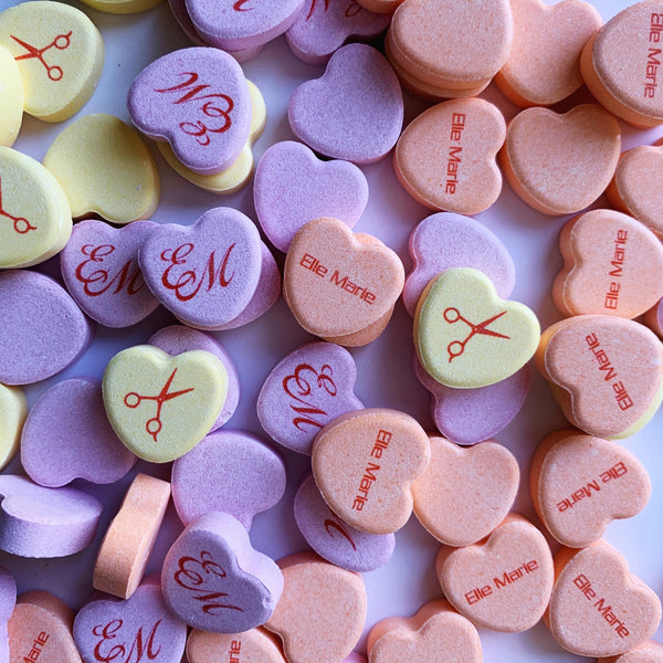 .Custom Candy Hearts: 300 hearts