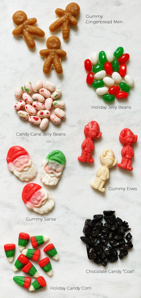 Branded Holiday/Christmas Candy Cubes with Personalized Labels